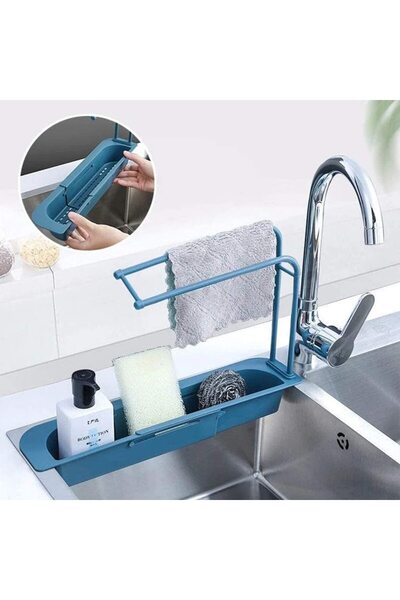zola Kitchen sink organizer, Zola®, adjustable, capacious, with colander, 36-...