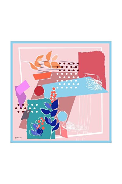 NESSCARF مسحوق وشاح الواحة من نسيج التويل