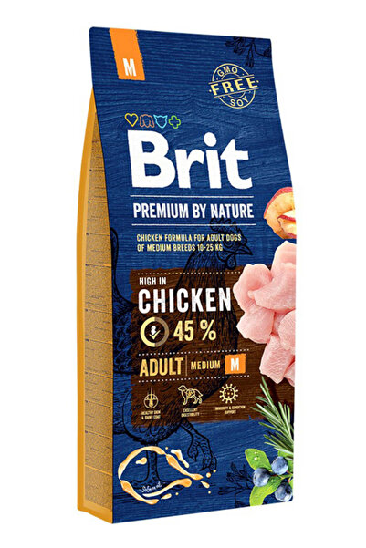 Brit Care Premium Adult Nature Tavuklu Orta Cins Yetişkin Köpek Maması 15 Kg