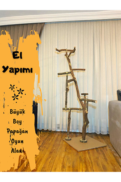 Ciko Kafes Büyük Papağanlara Parçalara Ayrılabilen Yüksek Modelli Oyun Alanı