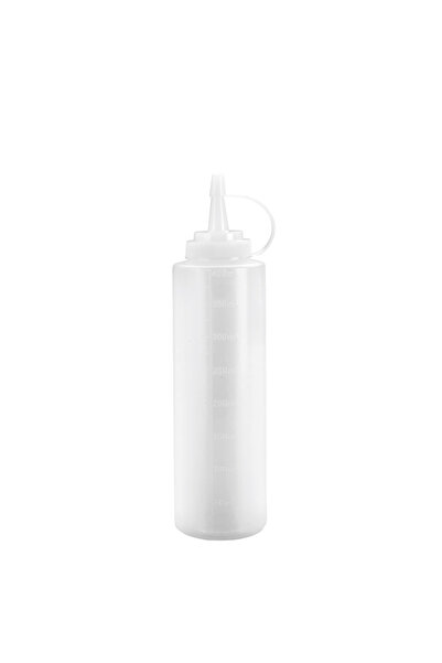iBiLi sticlă dozatoare pentru sos, plastic, 750 ml, albă