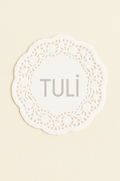 TULİ 200 Pieces of Lace Paper Coasters 9 cm