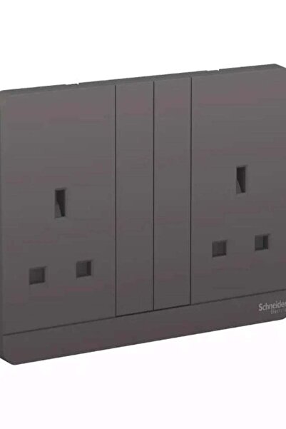 Schneider Electric مقبس AvatarOn ثنائي بمفتاح، ثلاثي الأقطاب، 13 أمبير، 250 ف...