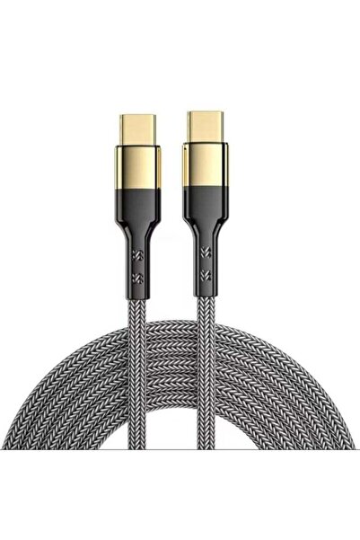 Generic 6-foot fast-charging USB data cable with Type-C to Type-C adapter