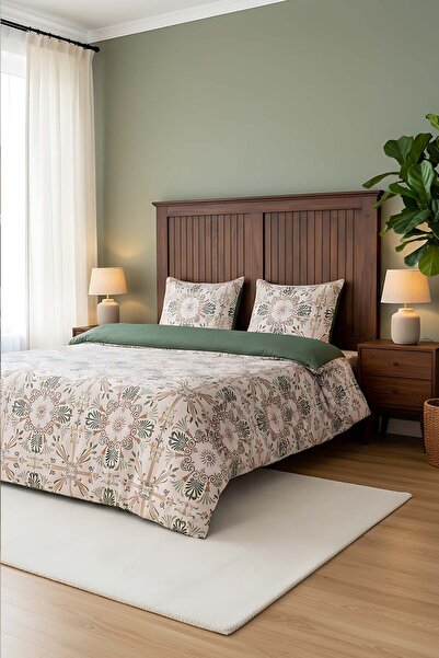 Rivaİstanbul Etnički dezen Pamuk lu Bračni Set posteljine