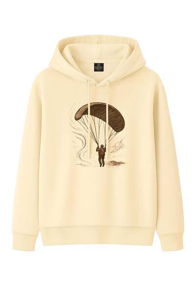 Espina Premium Unisex Parachute Printed Hooded Sweatshirt