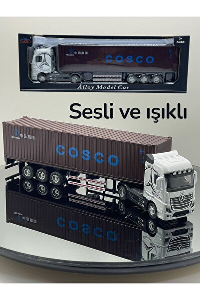 SCOWETTO Maersk Lisanslı Sesli ve Işıklı Metal Tır Modeli – Farklı Model Seçe...