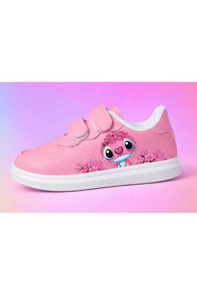 HP DESİNG LOLİPOPS ÇİÇEKLİ PEMBE SPOR AYAKKABISI ÇOCUK SNEAKER