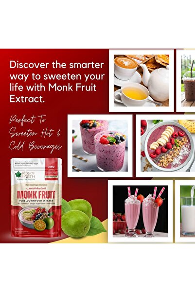 Bliss of Earth Pure Monk Fruit 1.5oz – Zero Calorie Sugar Free, Keto & Diabetic Friendly
