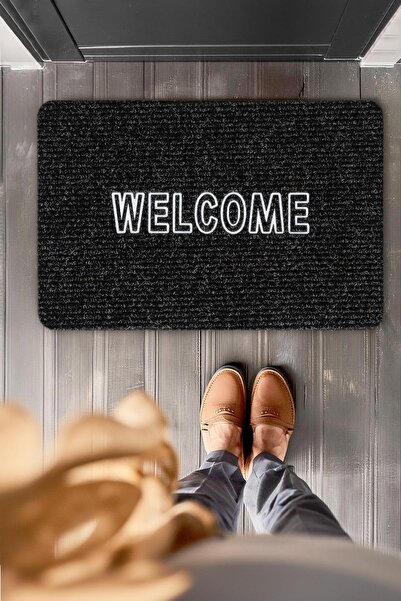 Cotto Home Welcome Leather Printed Uv Resistant Door Mat Ps012A
