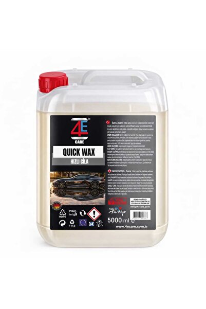 4E CARE Hızlı Cila Seramik Katkılı 5 LT (Yüksek Parlaklık)