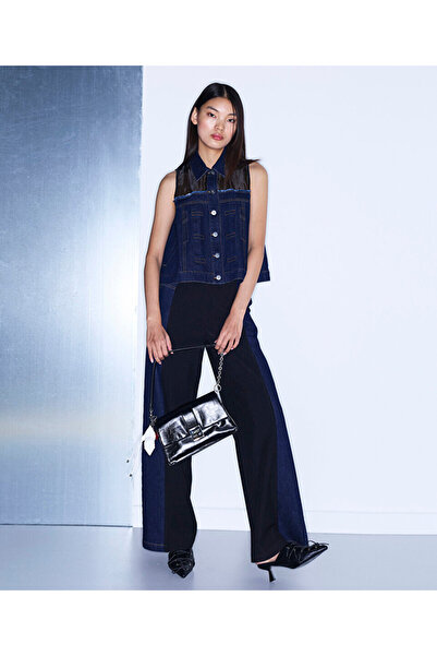 Twist DENİM MIX WIDE LEG PANTOLON
