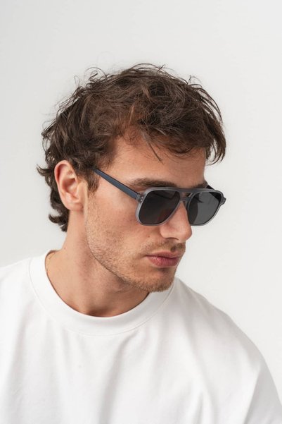 go gang own Berlin Grey Shape Unisex Sunglasses