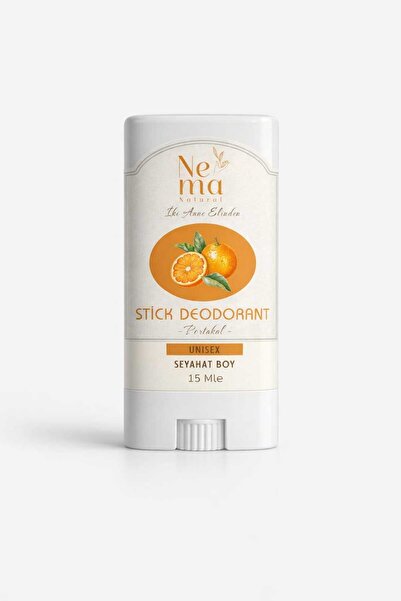 Nema Natural Mini ( Seyahat Boy ) Stick Deodorant Portakal