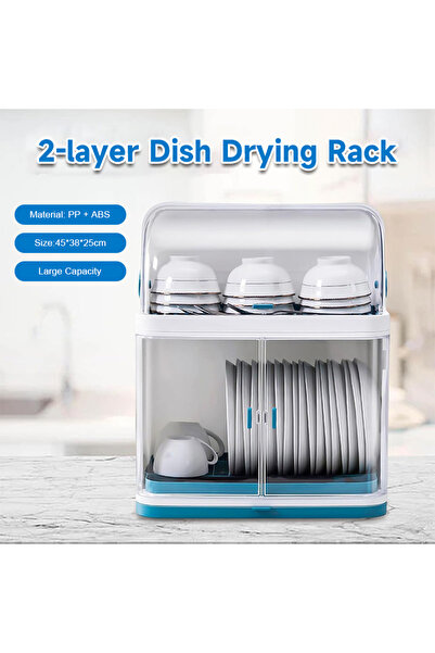 Generic Kitchen bowl rack, dish storage box, draining shelf plastic cabinet f...