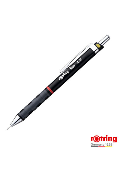 Rotring Creion mecanic Tikky 3 0,35 mm cu mecanism cu clic și prindere ergono...