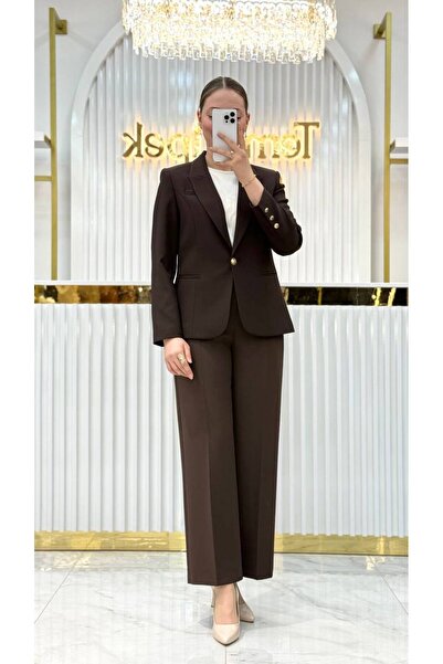 KLAPA Single Button Blazer Jacket