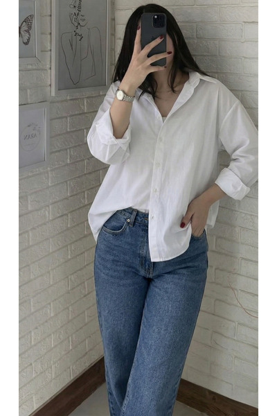 Foremia Klasik Terikoton Tunik-Beyaz