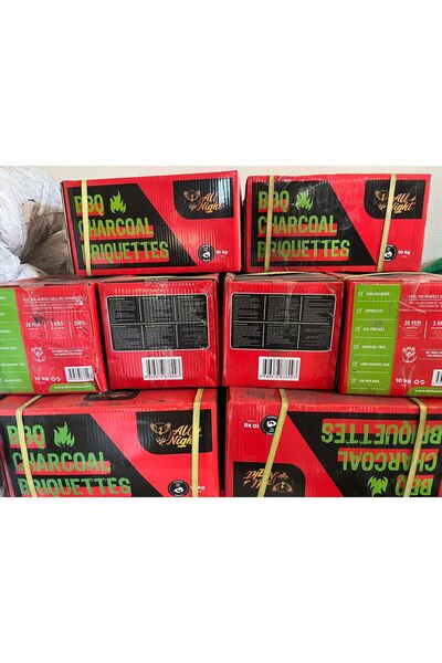Pak Odun Kömür Pelet BBQ Briket Mangal Kömürü 10 Kg