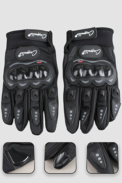 cappello Motorcycle Gloves with Palm Protection Touchscreen Finger Biker Glov...