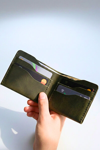 luvo 100% Real Leather Wallet Handmade Genuine Premium Leather Italian Stitch...