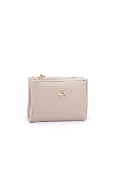 Nas Bag Women's Slim Small Size K Card Holder Sand Victoria with Paper and Co...