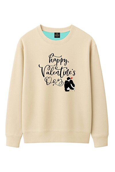 Espina Premium Unisex Happy Valentine’S Day Regular Fit Sweatshirt