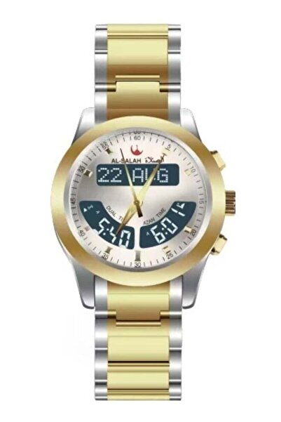 al salah Multi-Function Islamic Azan Mosque Muslim Prayer Wrist Watch for Men