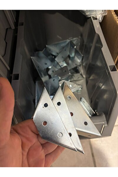 BAŞKAN YAPI HIRDAVAT 4ADET Mobilya Eşya Dolap Köşe Birleştirme Köşebent Sabit...