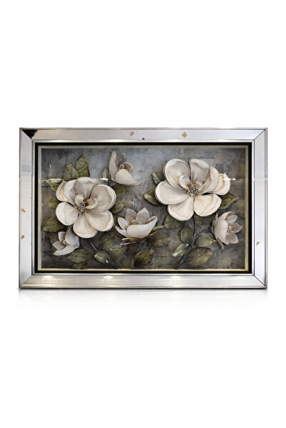 RolyARt ORKİDE AYNALI ÇERÇEVE RÖLYEF TABLO