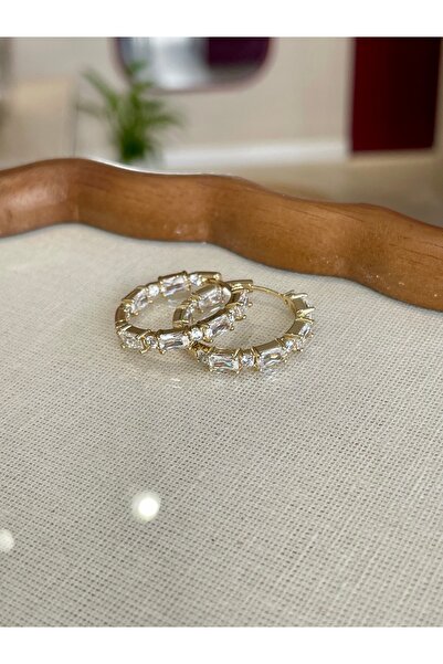 Manolia Jewels Taşlı Halka Küpe Xuping