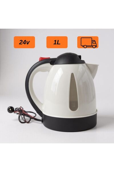 BERHAT Kettle Su Isıtıcı Araç İçi Oto Kamyonet - Tır Çakmaklık Girişli 1 Litr...