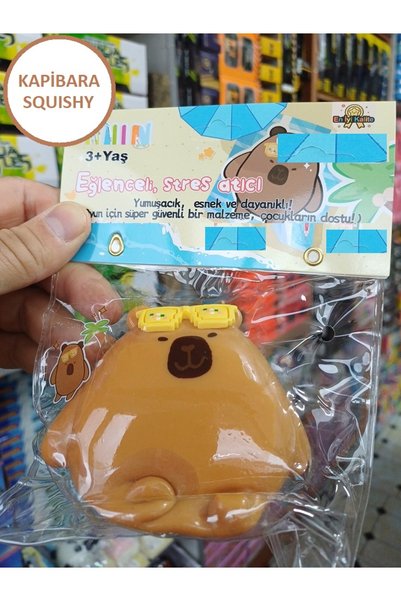 OYUNCAKSAHİLİ Kapibara Sukuşi Skuşi Squishy Sevimli Capybara Kemirgen Esnek S...
