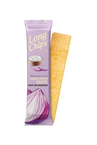 long chips Onion and Sour Cream Flavored Potato Chips 75 g
