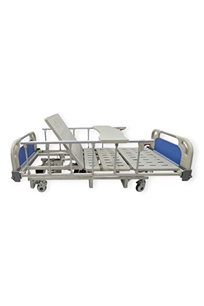 zidmed سرير طبي بحواجز قابلة للطي 4 حركات مع طاوله + مخده + مرتبة (200x120)
