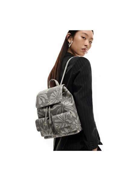 Desigual Women's Backpack , Desigual, Obsidian series, Gray