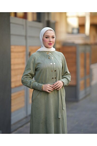 Verona-Gulf Soft Touch suede Dress