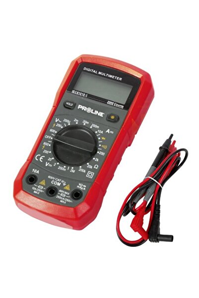 OEM PROLINE DIGITAL MULTIMETER 0-600V / 0-10A / 0-2KOHM