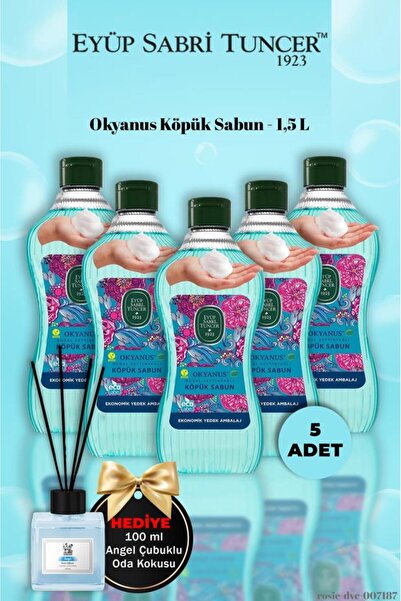 Eyüp Sabri Tuncer 5-Pack Ocean Foam Soap 1.5 L Angel Scent Gift