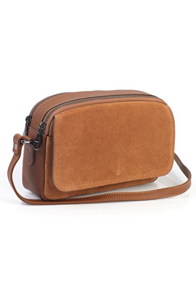 Ysmn Genuine Suede Leather Women's Crossbody Bag Shoulder Bag Yc012078Hsd