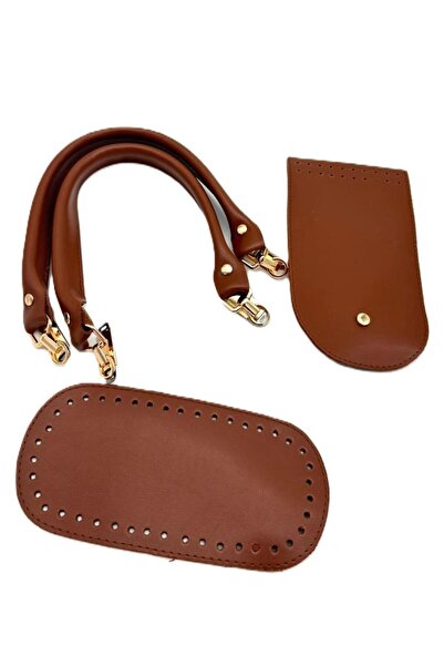 angel çanta aksesuar Tan Handle, Base, and Cover Set