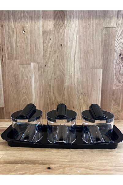 Miko Home & Garden Box Up Favori 3'lü Baharatlık Seti Mutfak Organizer Saklam...