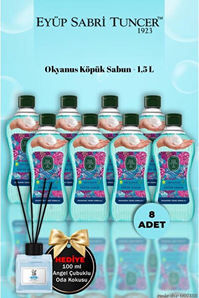 Eyüp Sabri Tuncer 8 Pieces 1.5 L Ocean Foam Soap Angel Fragrance Gift