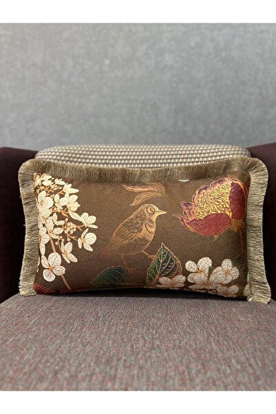 Fabricland Uvezeni İ Svila a Somot ahve podni pravougaoni klasični sa pticom ...