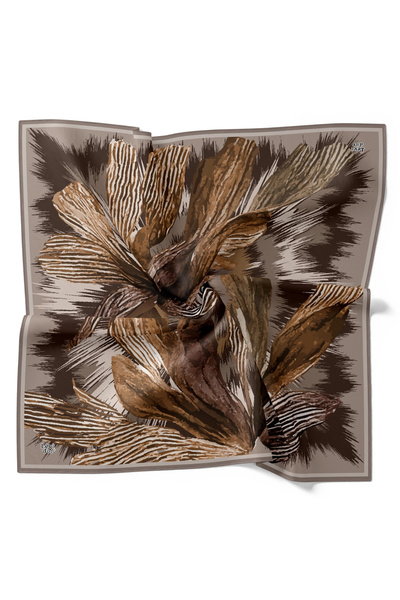 Levidor Tencel Scarf Brush Pattern Mink