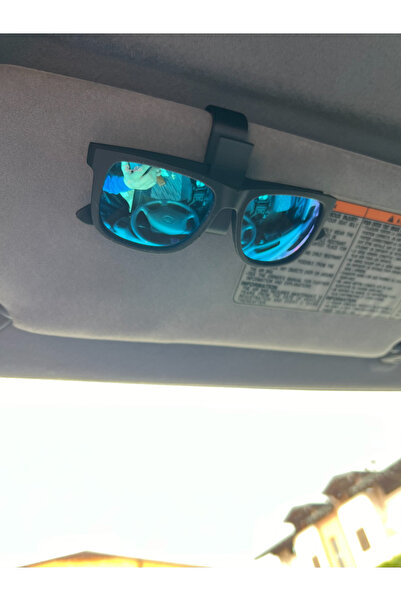 DU&ER 🕶️   حامل نظارات السيارة - جهاز تخزين عملي للكونسول أو قبعة بواقٍ شمسي تي