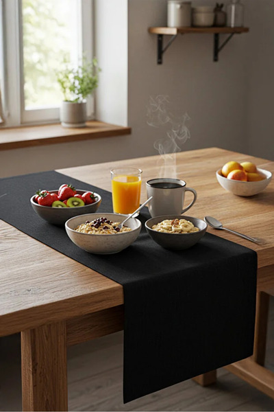 Stylish Linen Table Runner 50x150 cm – Modern and Elegant Tablecloth Runner