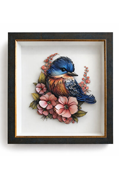 RolyARt KÜÇÜK KUŞ RÖLYEF TABLO