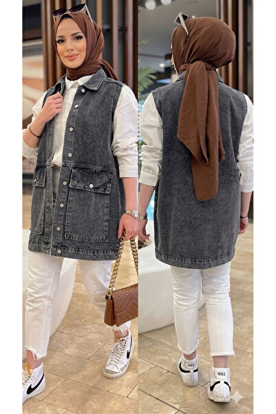 Butika Denim Vest Jacket Tunic