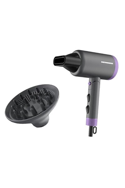 Heinner Hair Dryer HHD-R20DC-GYV, 1700-2000W, DC Motor, Ionic, Cool Shot, Fol...